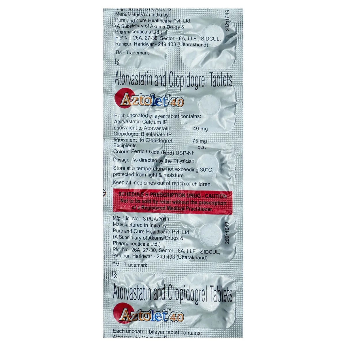 AZTOLET-40MG TABLET