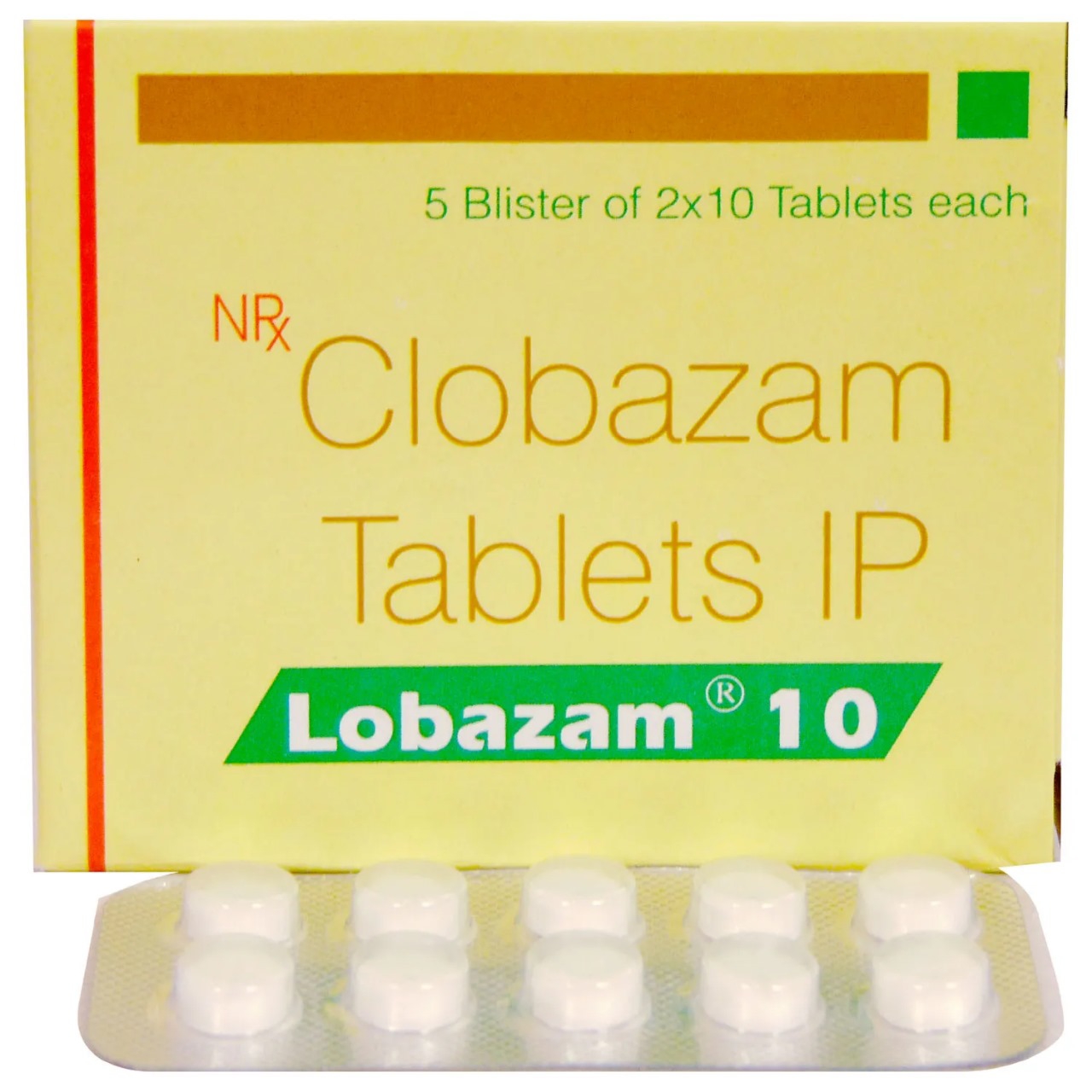 LOBAZAM 10MG TAB