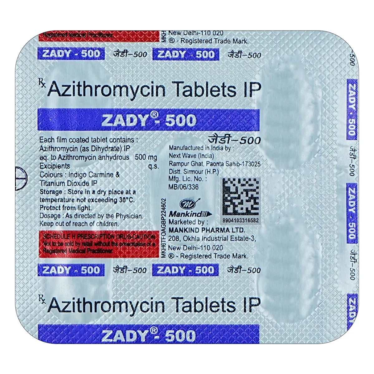 ZADY 500 TABLET