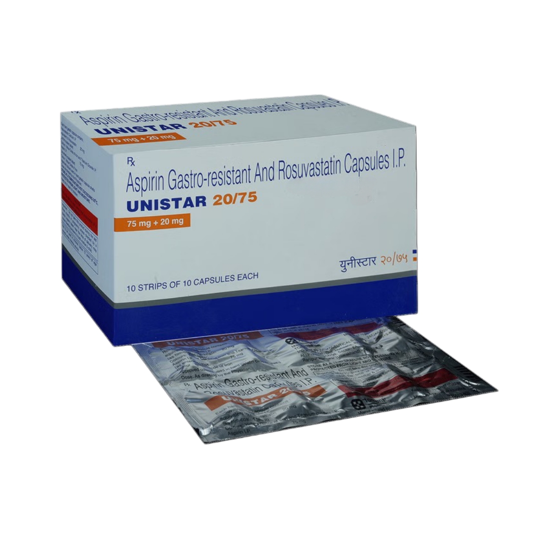 UNISTAR 20/75MG CAPSULE