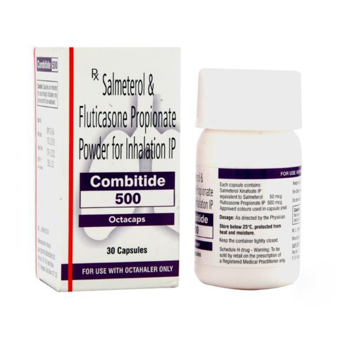 COMBITIDE 50/500 MCG OCTACAPS