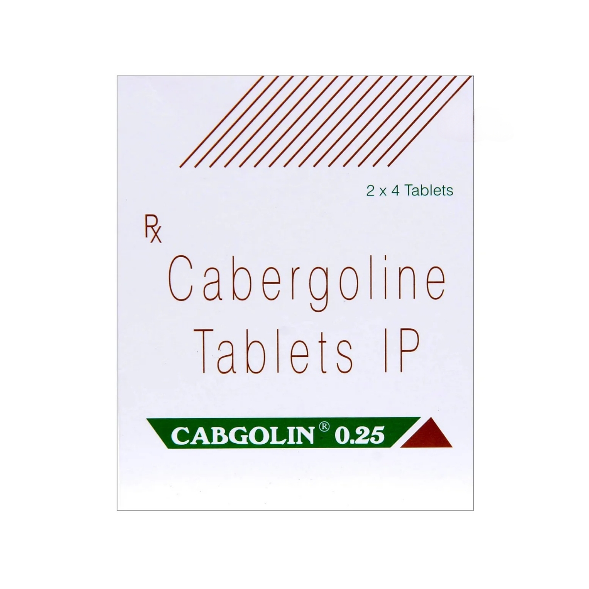 CABGOLIN 0.25 MG TABLET