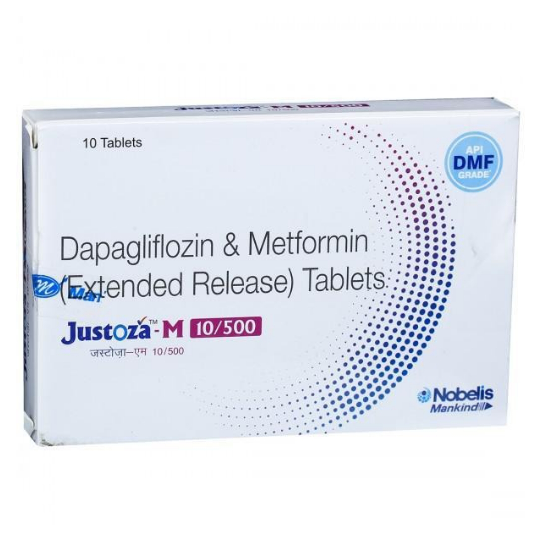 JUSTOZA M 10/500 TABLET