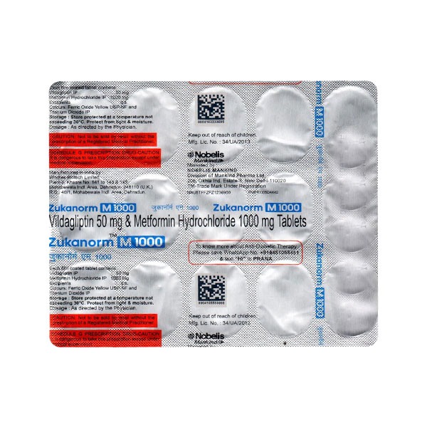 ZUKANORM M 1000 TABLET