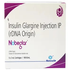 NOBEGLAR 100IU CARTRIDGE 3ML