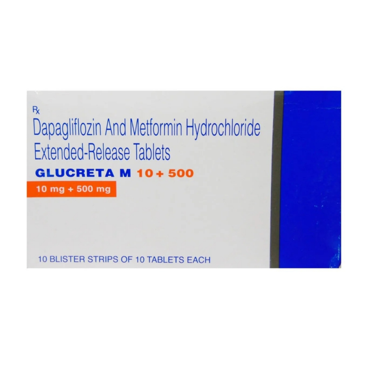 GLUCRETA M 10/500 TAB 