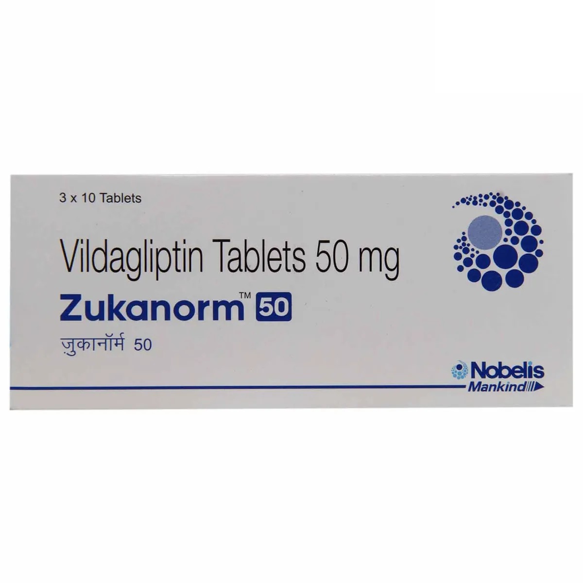 ZUKANORM 50 TABLET