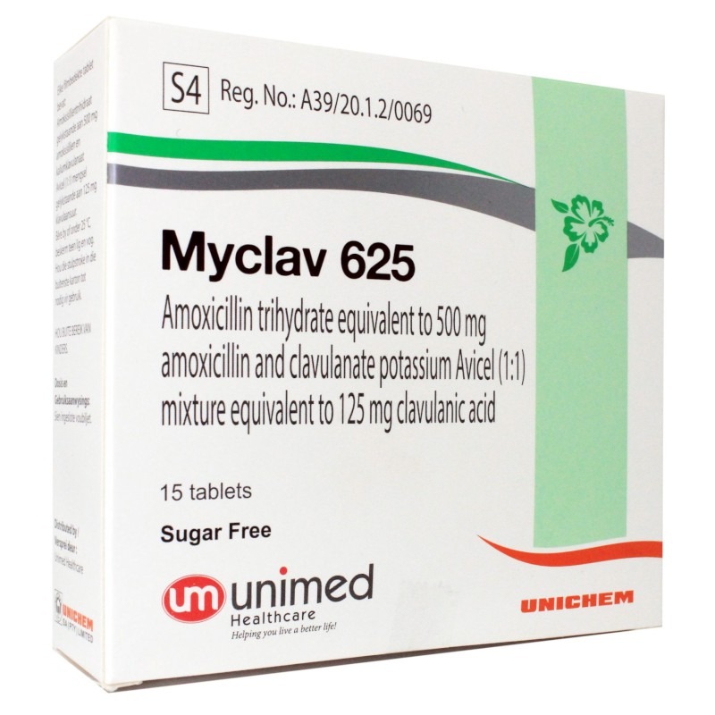 MYCLAV 625MG TABLET
