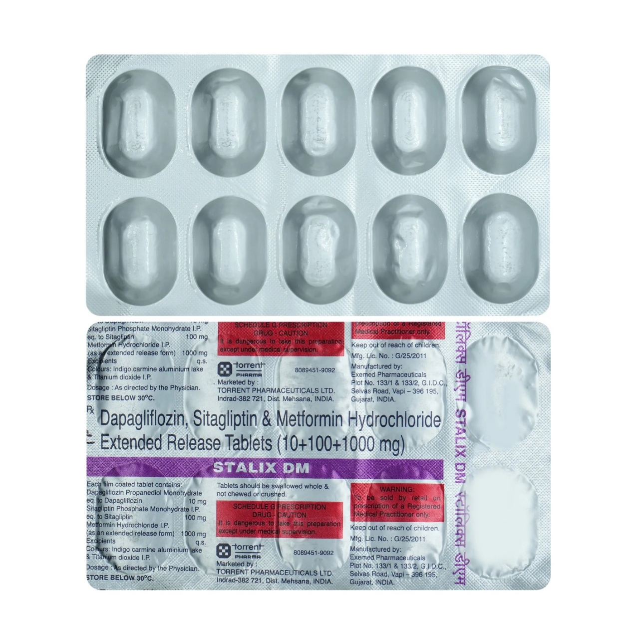 STALIX DM 10/100/1000) TABLET