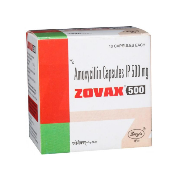 ZOVAX 500 MG CAPSULE