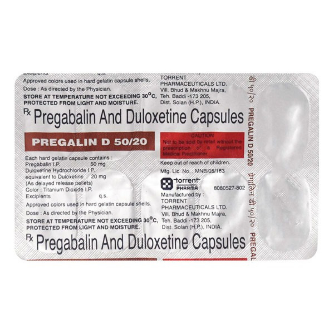 PREGALIN D 50/20 MG