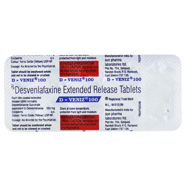 D VENIZ 100MG TABLET