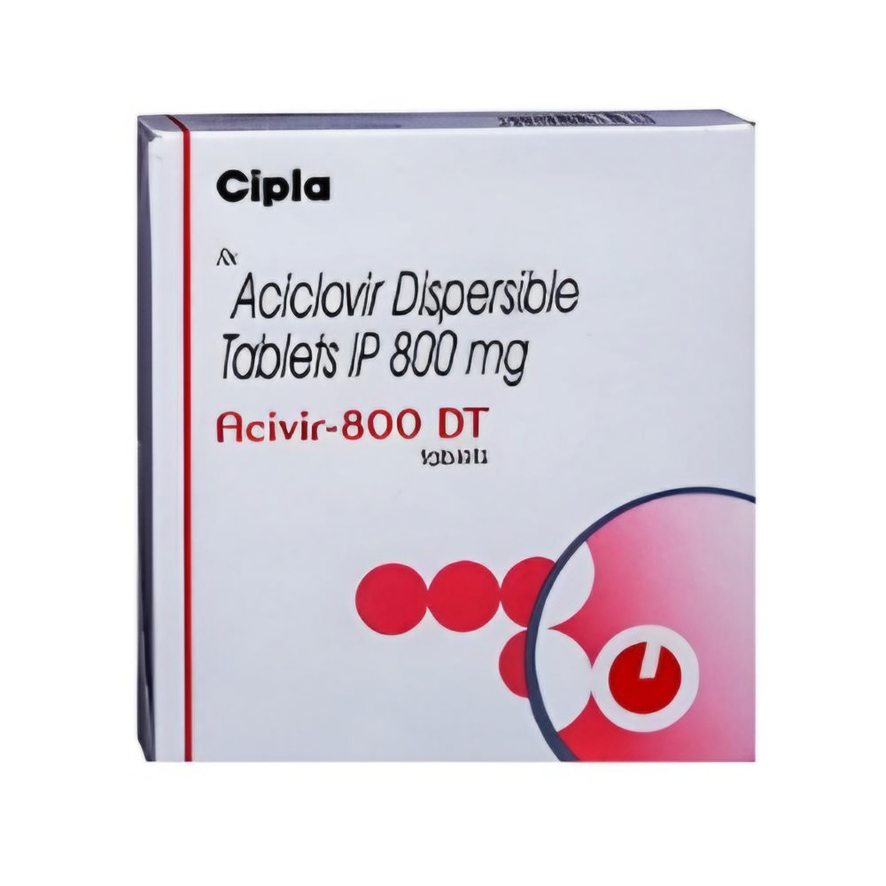 ACIVIR 800MG DT 
