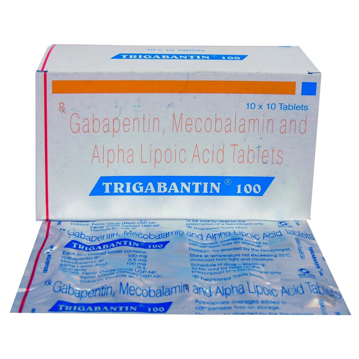 TRIGABANTIN 100 TAB
