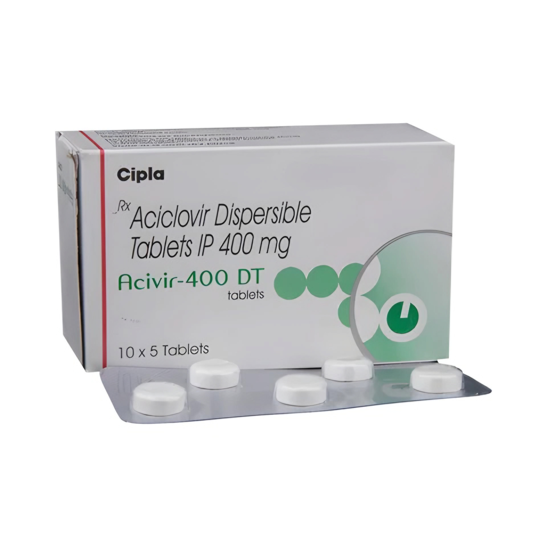 ACIVIR 400MG DT. 