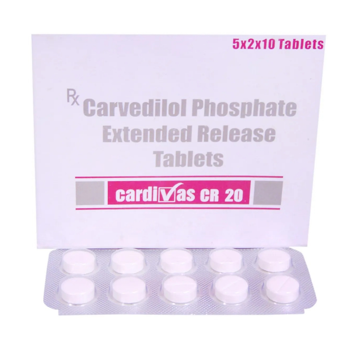 CARDIVAS CR 20 TABLET