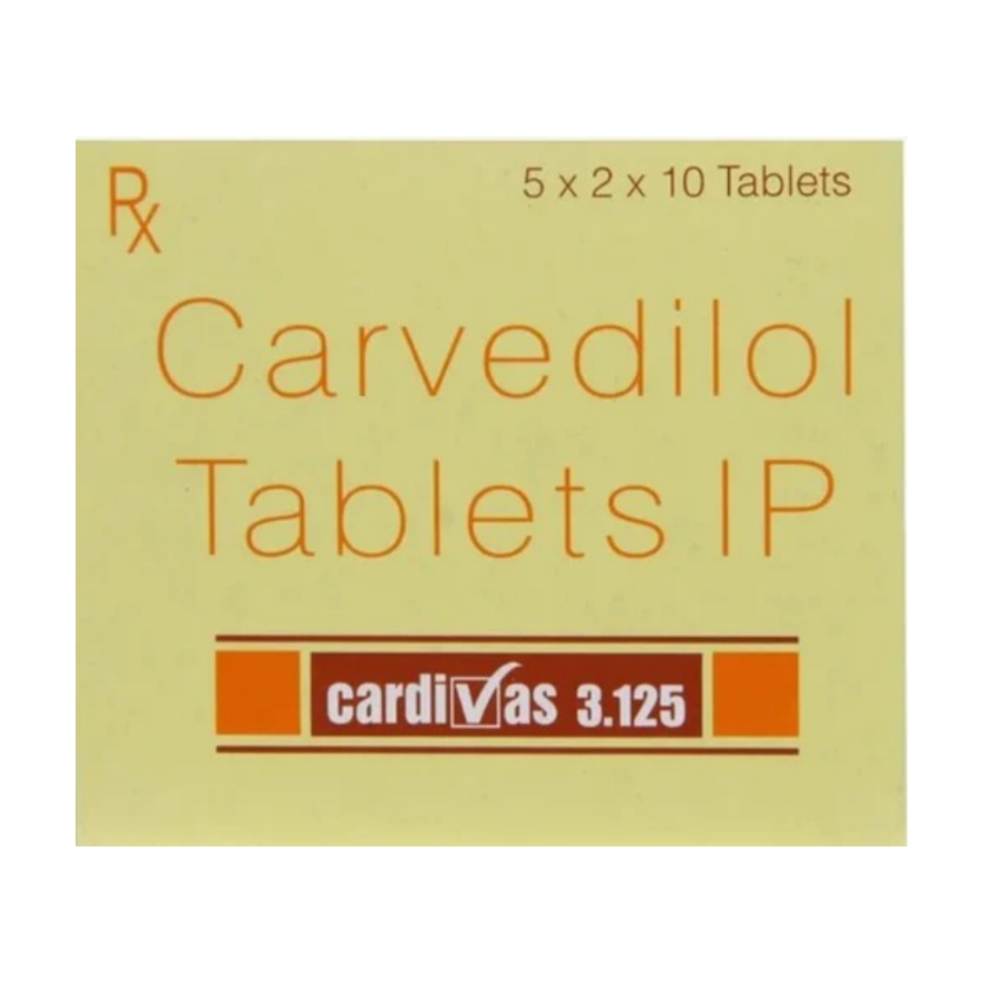 CARDIVAS 3.125 TABLET