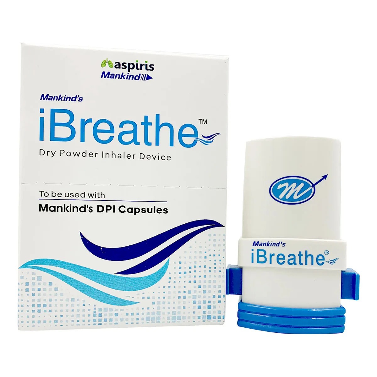 MANKIND'S I BREATHE DPI DRY POWER INHELAR DEVICE