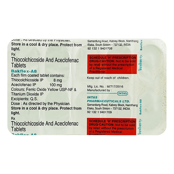 BAKFLEX A8MG CAPSULE