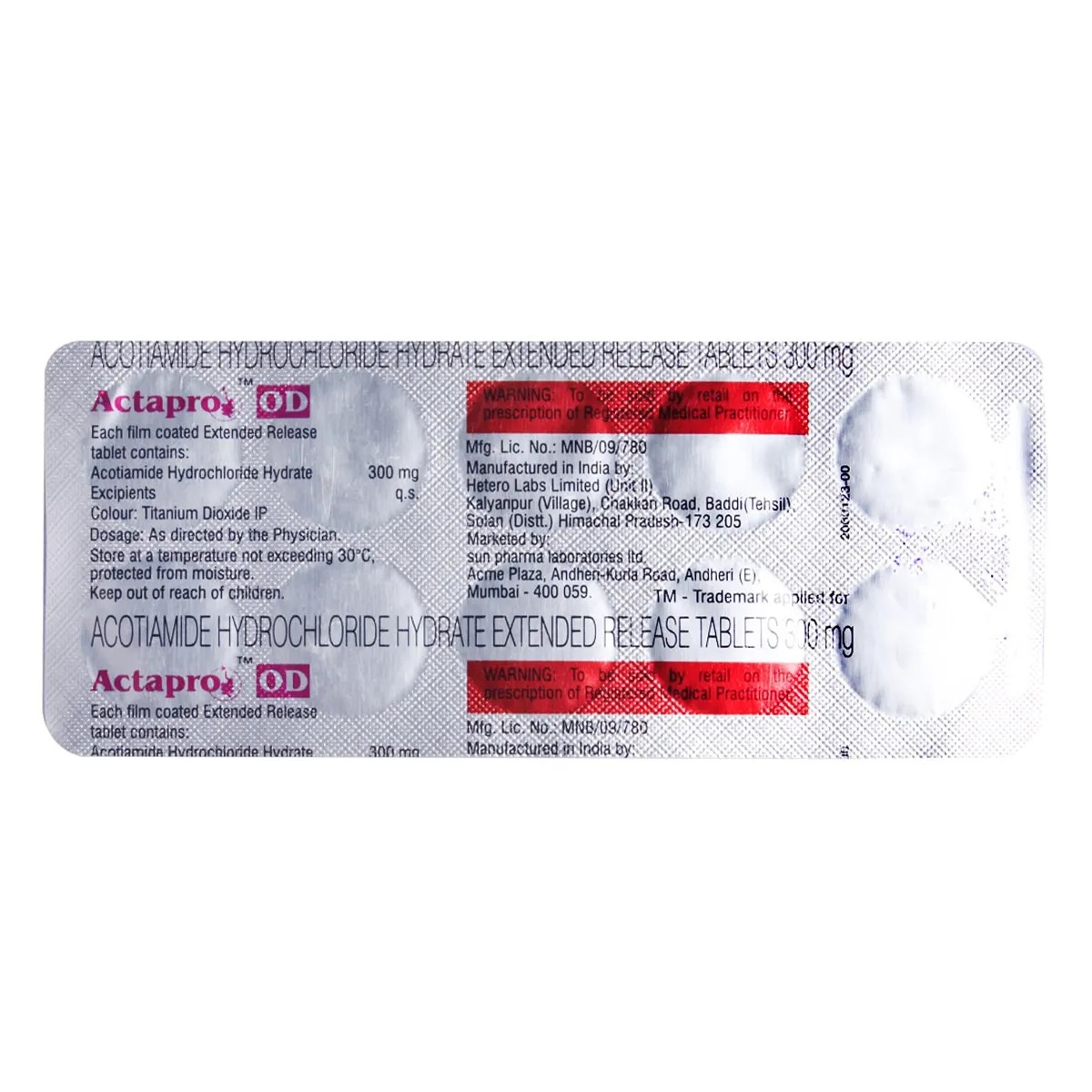 ACTAPRO-OD TABLET