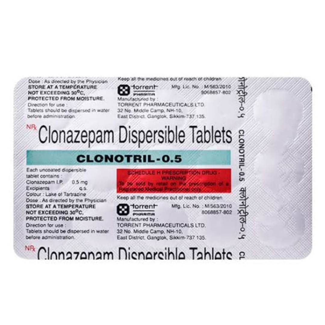 CLONOTRIL 0.5 TAB 