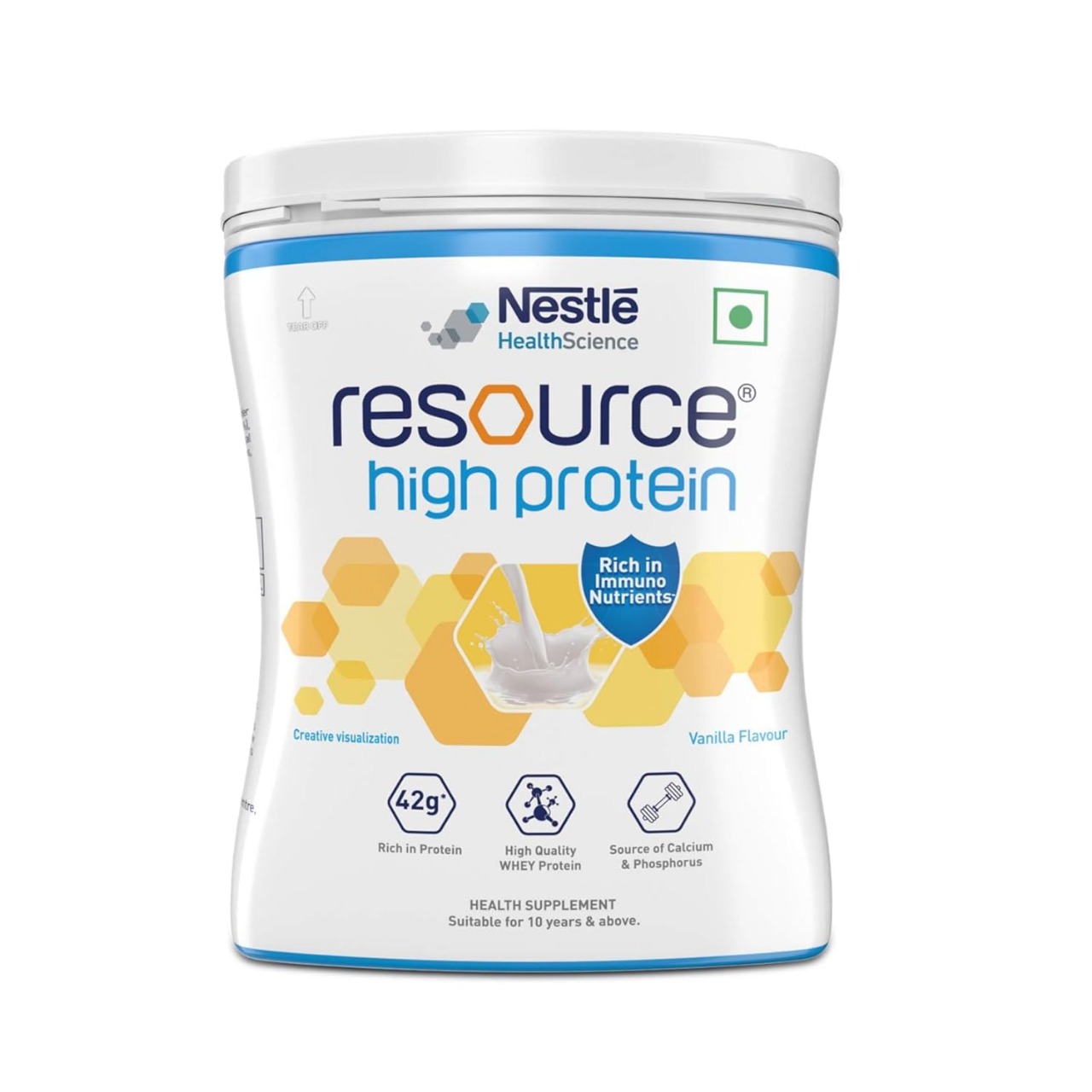 RESOURCE HIGH PROTEIN VANILLA 400GM 