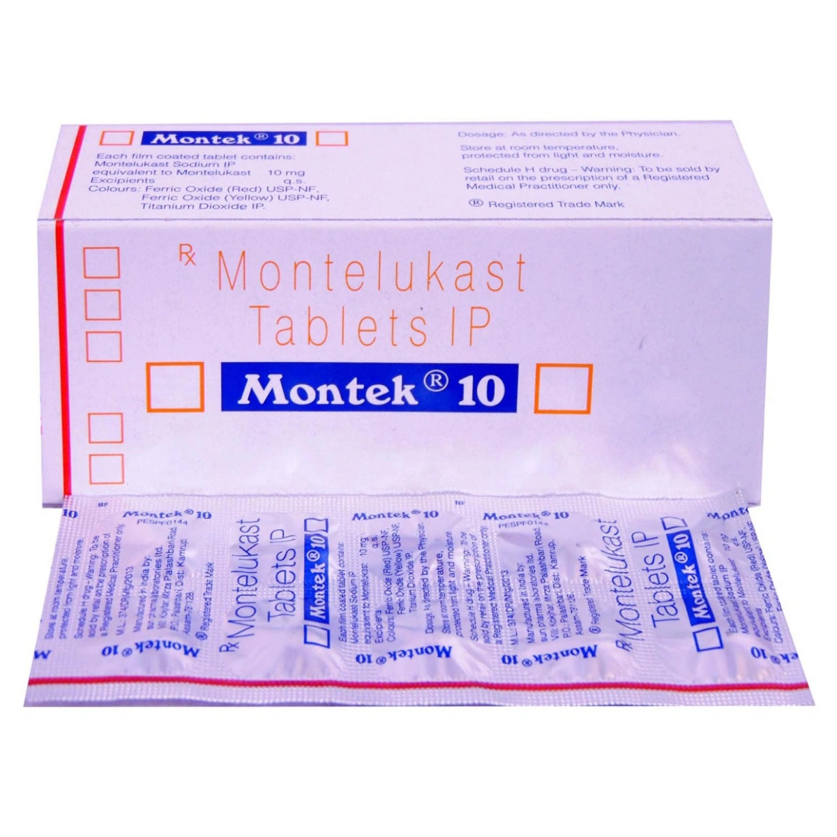 MONTEK 10 MG TABLET