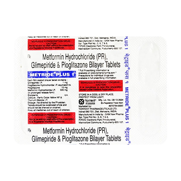 METRIDE PLUS 1 TABLET