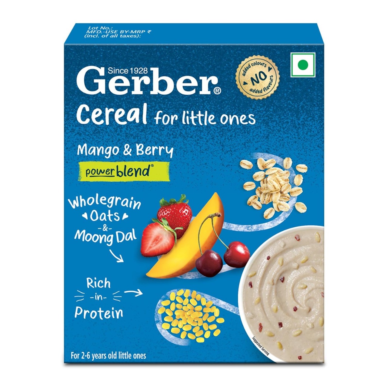 GERBER CEREAL MANGO & BERRY 