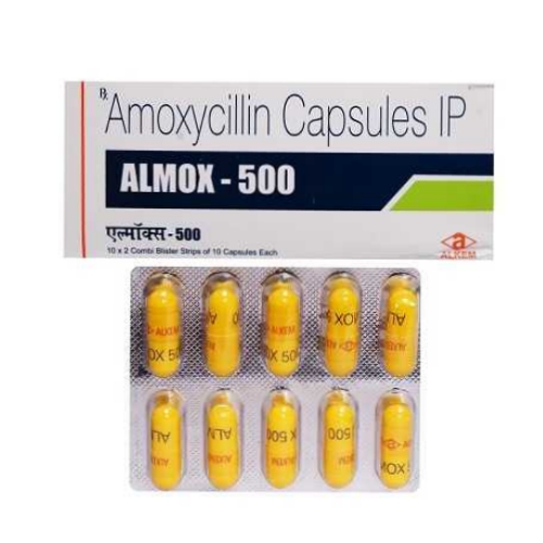 ALMOX 500MG CAPS 10 S 