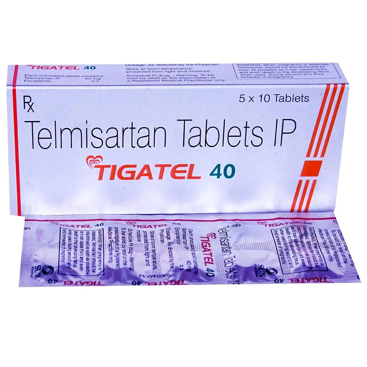 TIGATEL 40MG TABLET 10