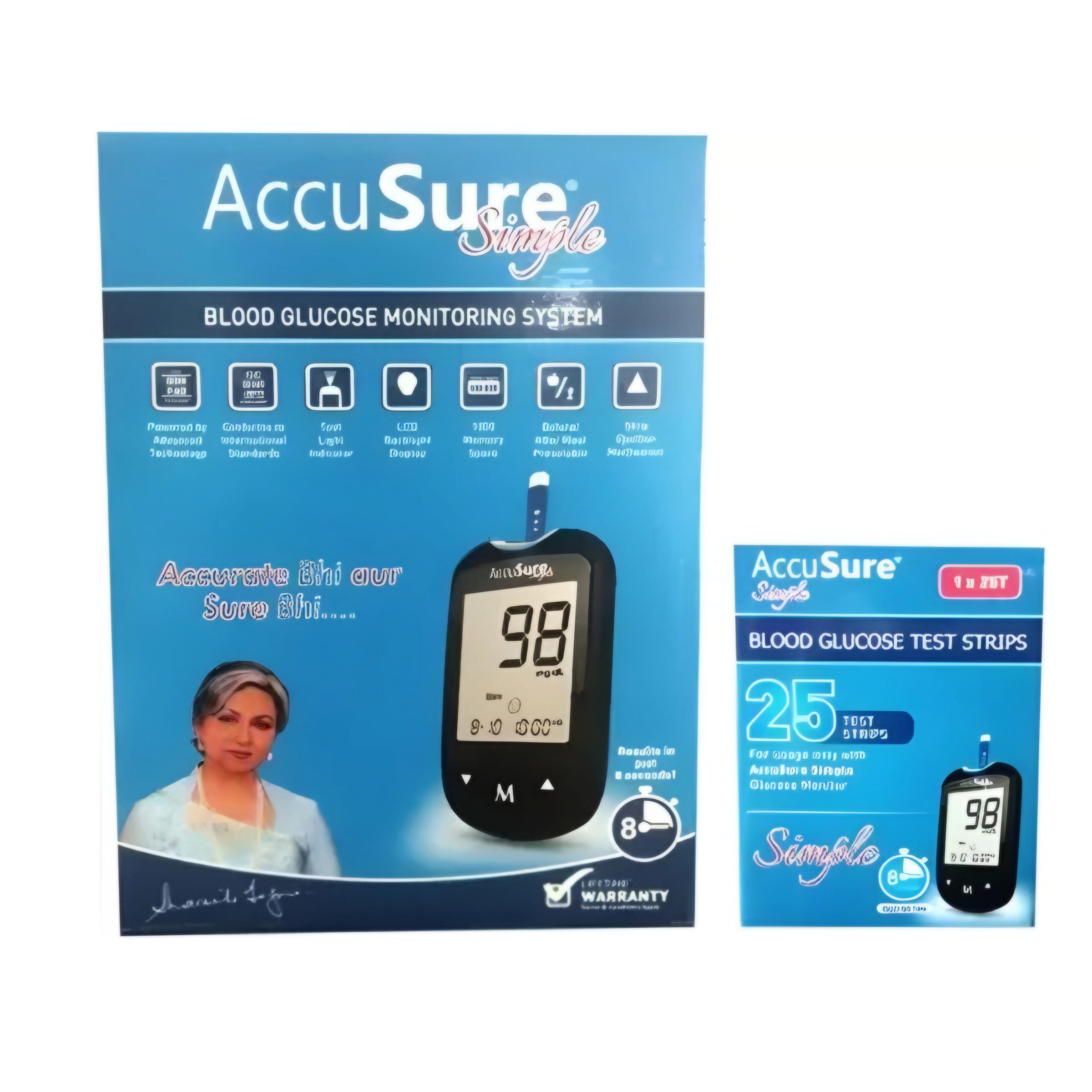 ACCUSURE GLUCOMETER 1S