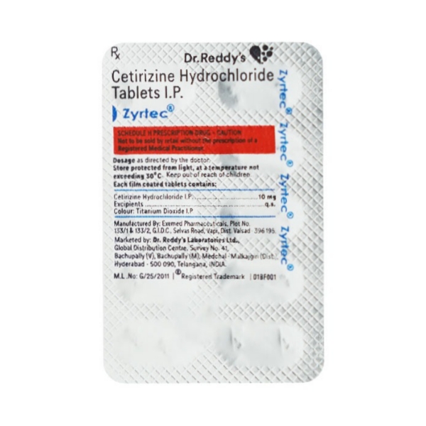 ZYRTEC TABLETS 
