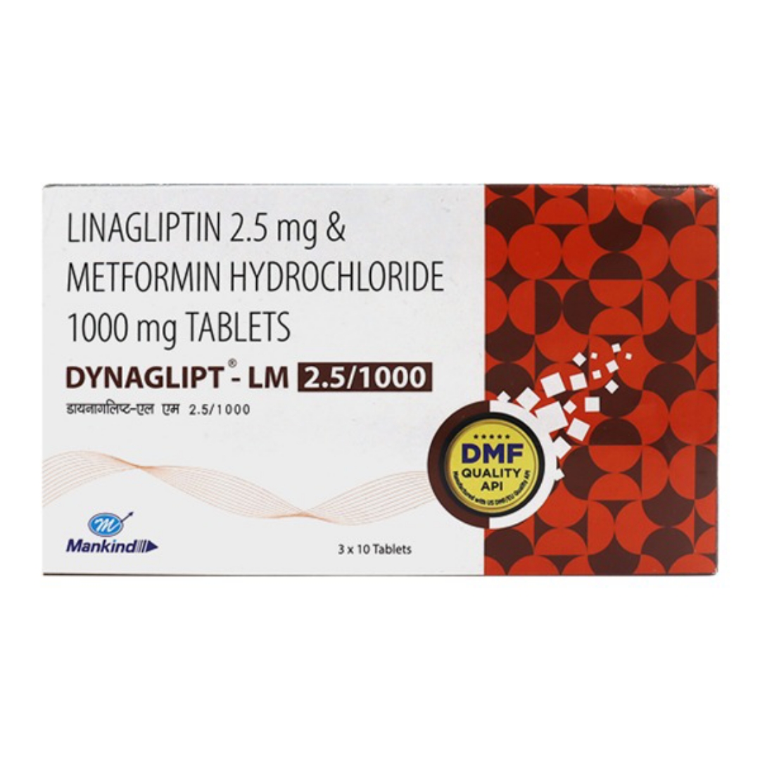 DYNAGLIPT LM 2.5MG / 1000MG