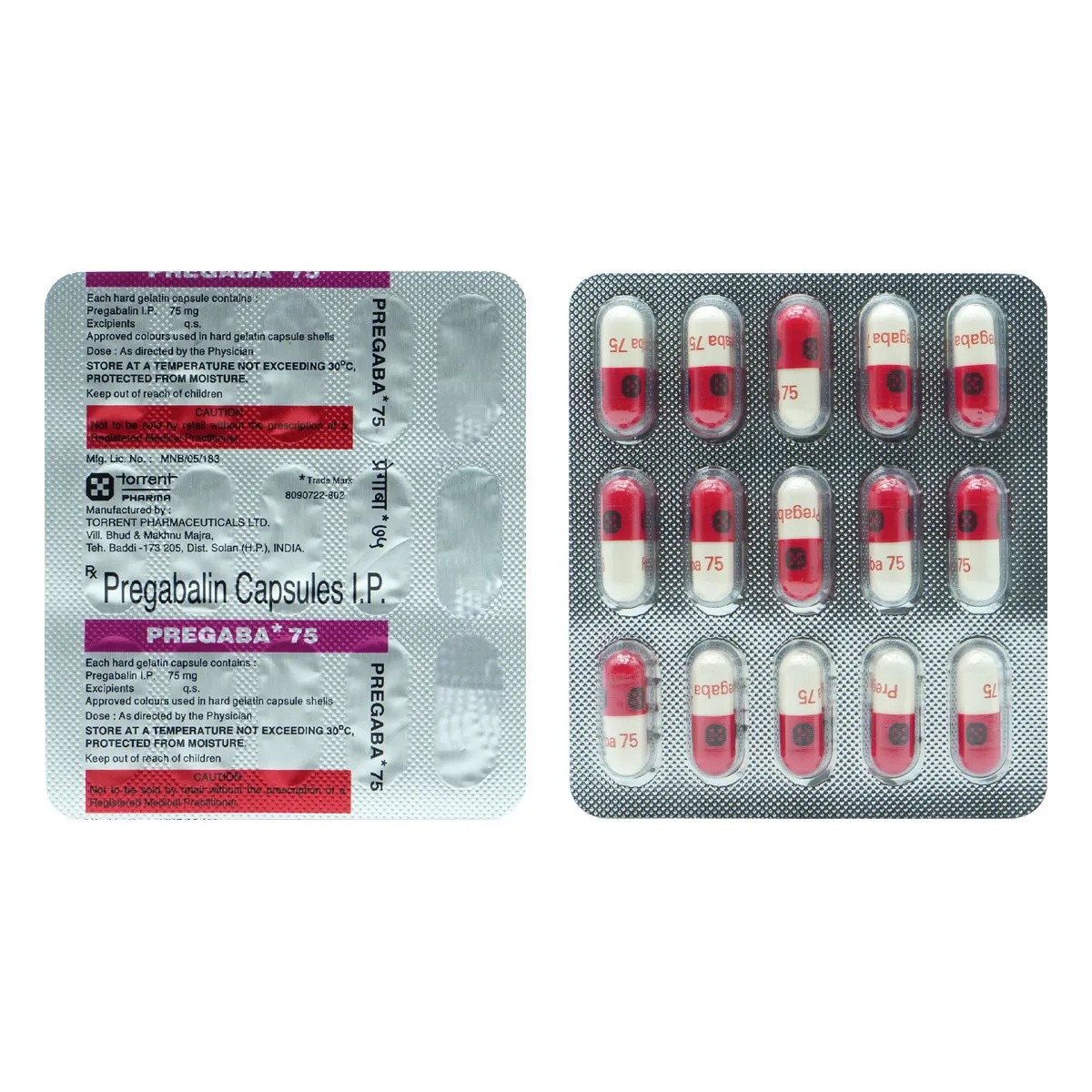 PREGABA 75MG CAPSULE