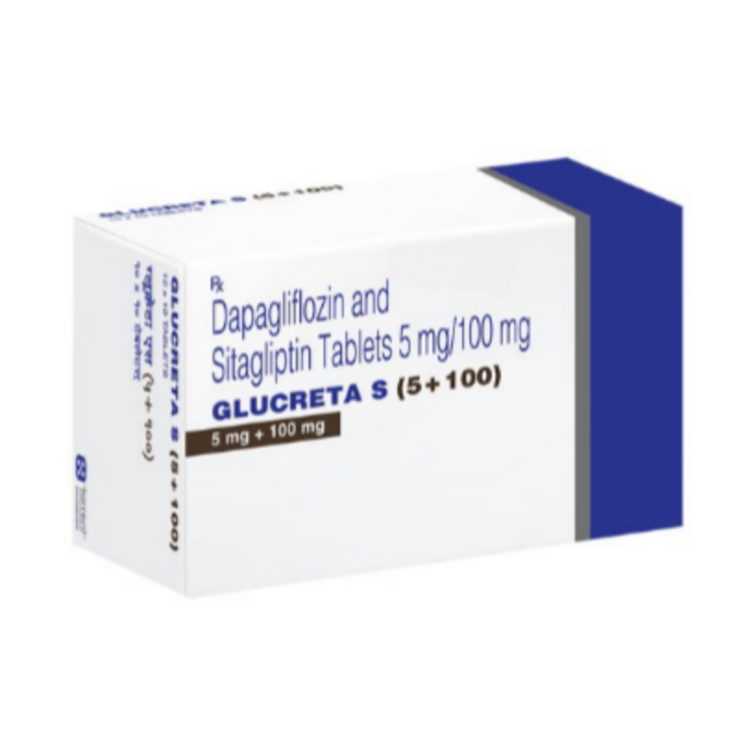 GLUCRETA S (5+100) TAB
